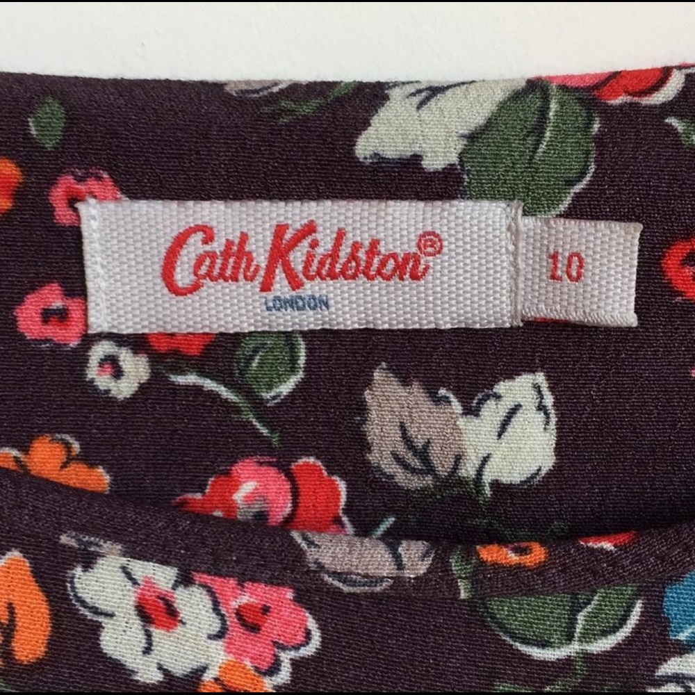 Cath Kidston Brown Floral Tunic Dress - Picture 4 of 5